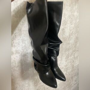 SHEIN Black Over the Knee Boots